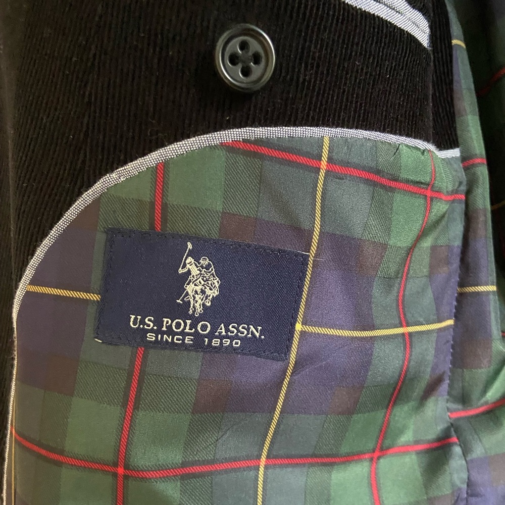 U.S. Polo Black Corduroy & Ralph Lauren Navy Blazers, 42R, great condition - Picture 3 of 12